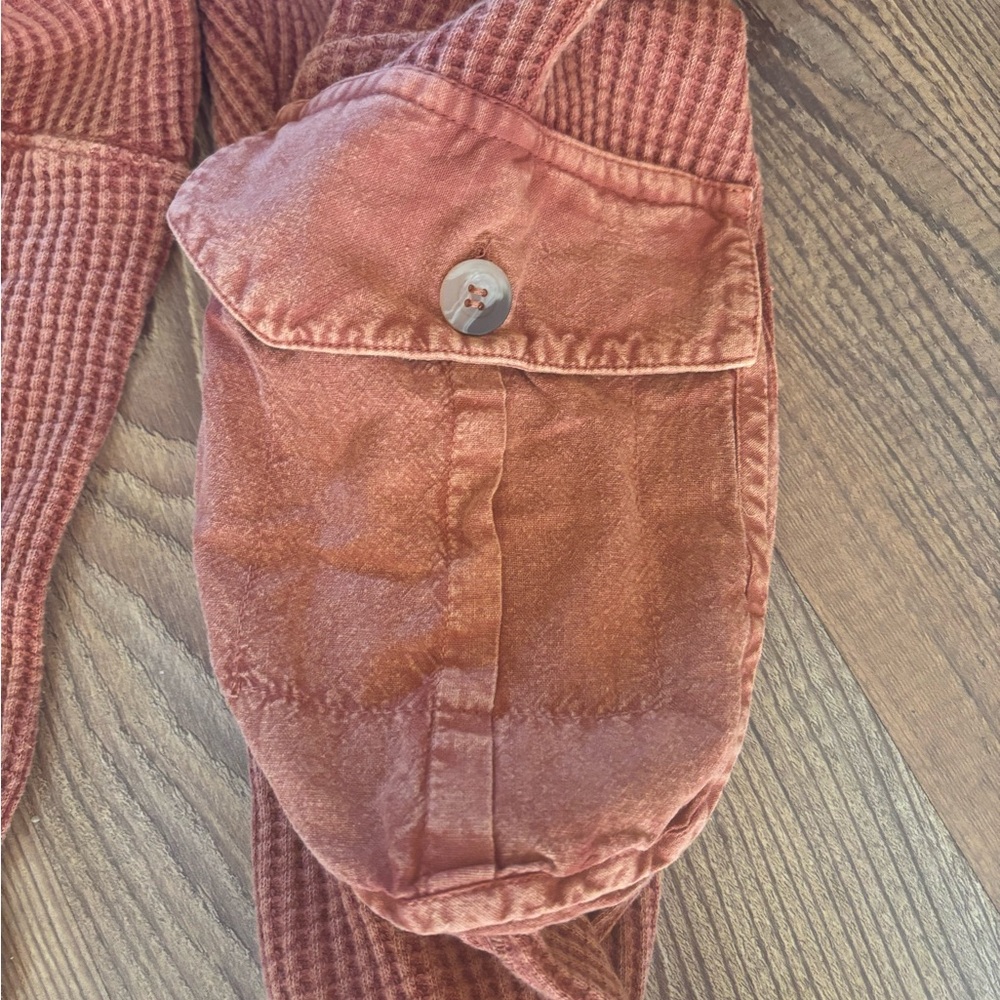 Free People Rust Orange Cargo Pants - Picture 4 of 4